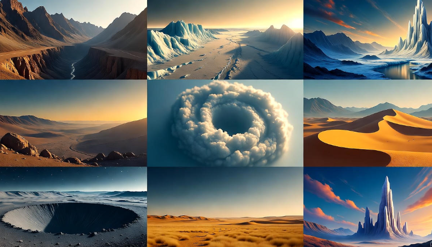 The Most Extreme Landscapes on Other Planets