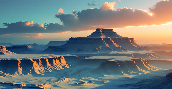 How Planetary Geography Explains Alien Terrains